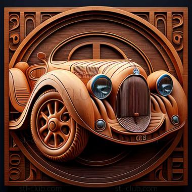 3D мадэль Bugatti Type 35 (STL)